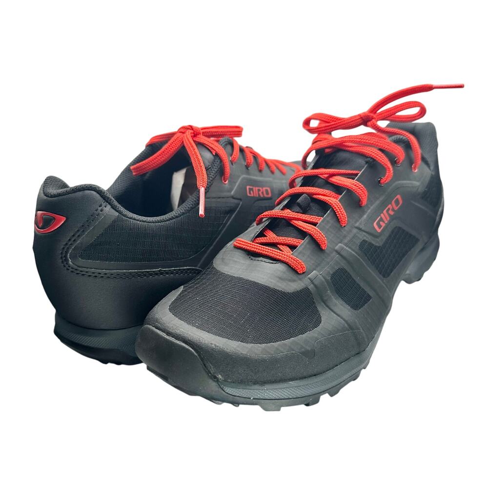 Giro | Men | Gauge Mountain Black Red Indoor Cycling Biking Shoes | Size 13